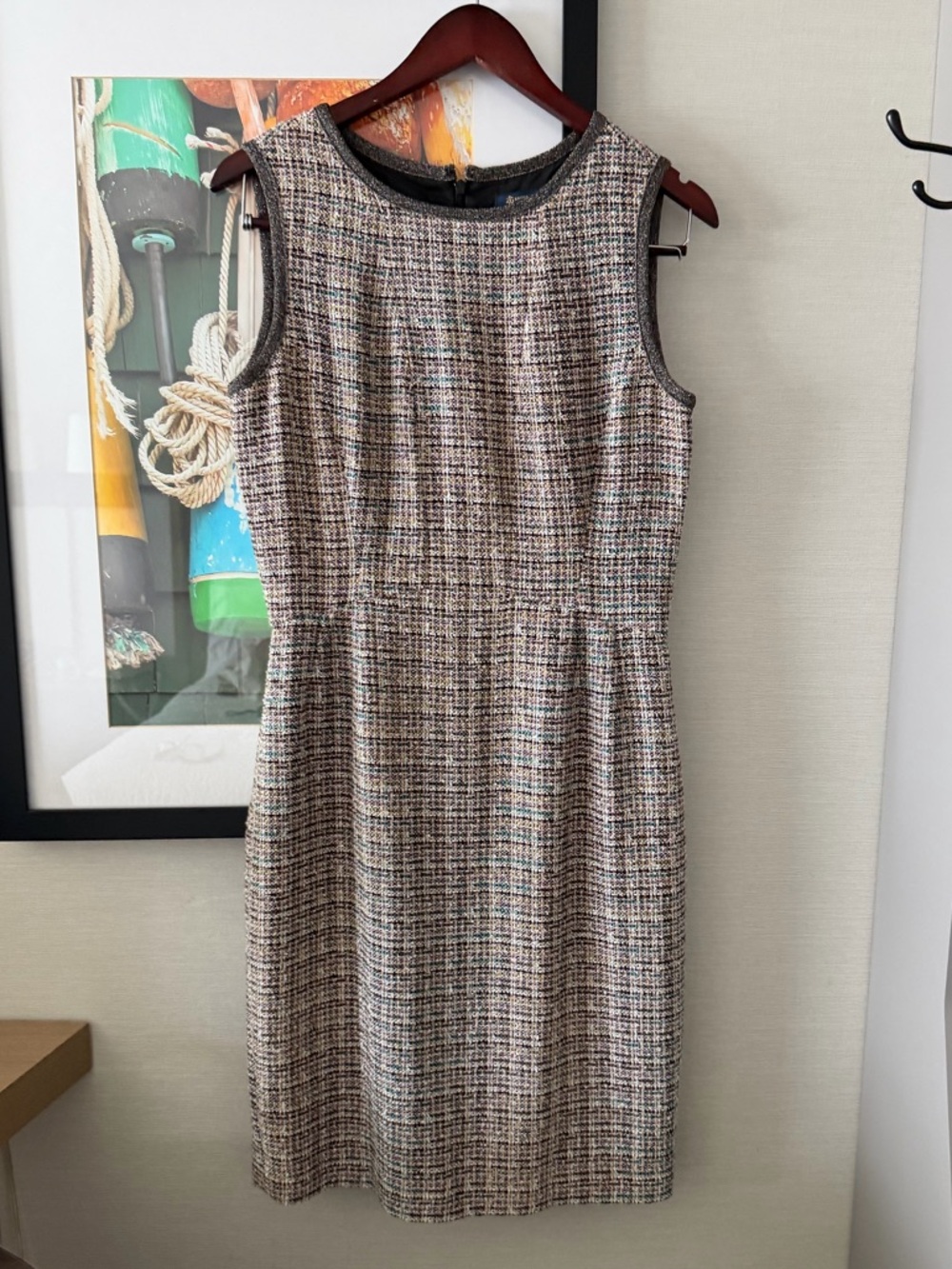 Brooks Brothers Size 10 Tweed Sheath Dress